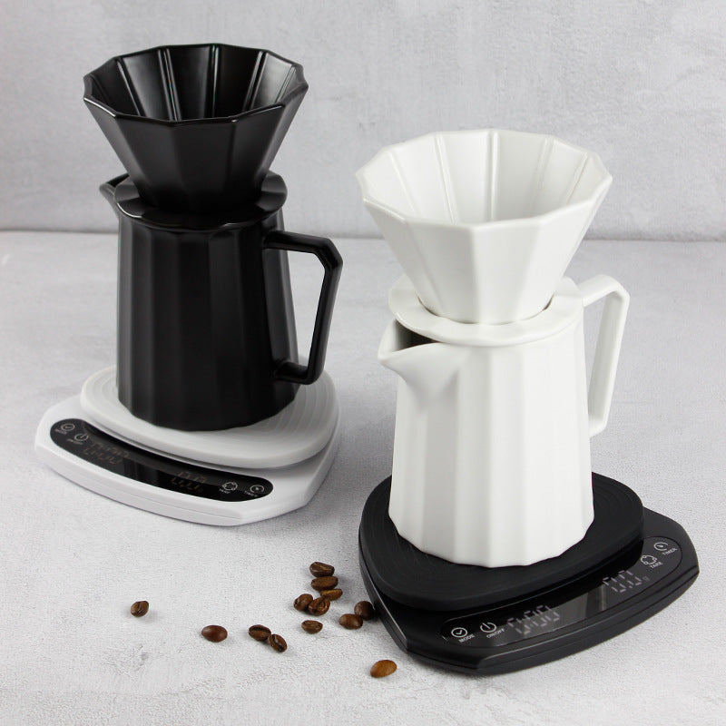 High-Precision Electronic Scale For Pour-Over Coffee With Timing Function
