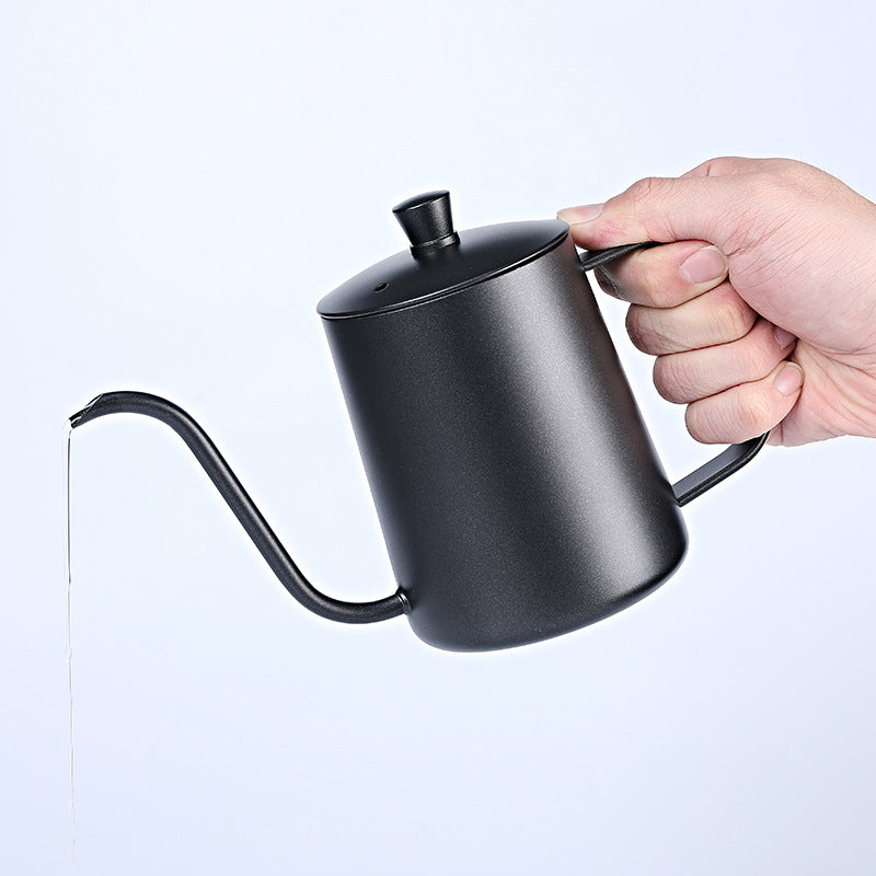 Coffee Pour-Over Kettle With Narrow Spout And Lid