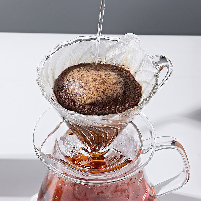 High Borosilicate Glass Coffee Filter For Home Use